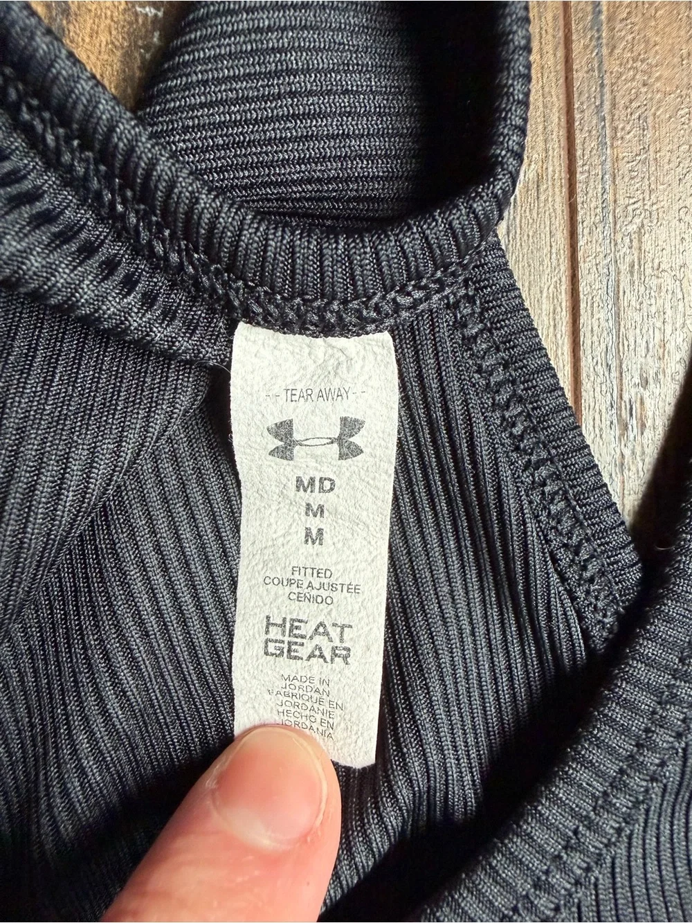Under Armour Black Racerback Athletic Tank - Picture 2 of 2